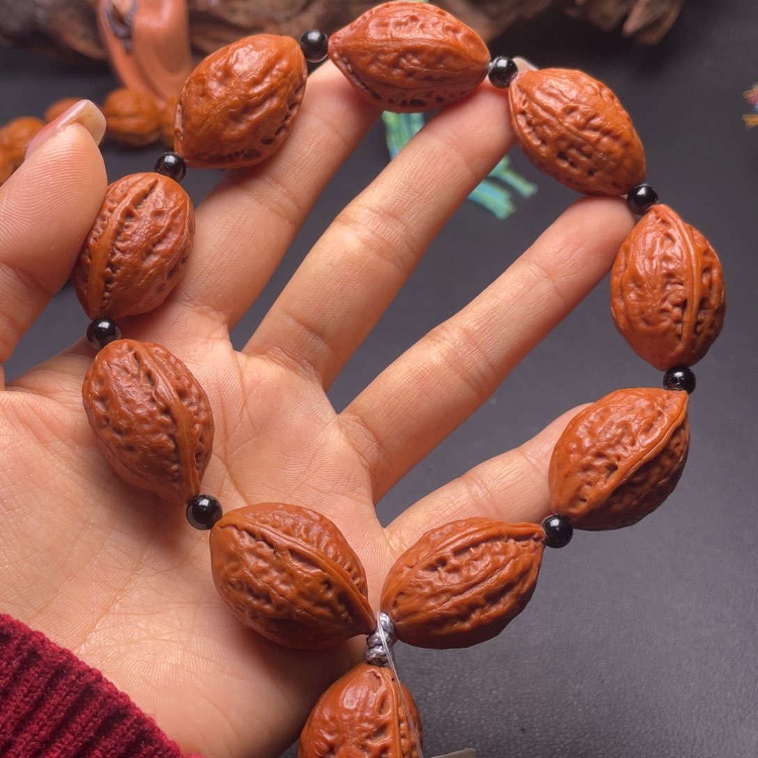 文玩核桃手串大****具野生大枣