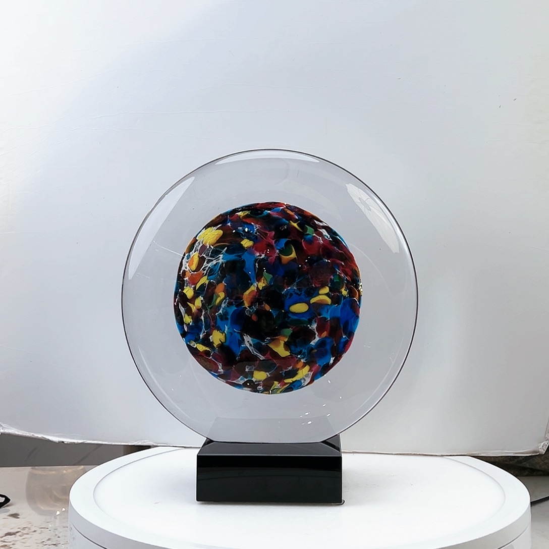 茶盏琉璃水晶摆件