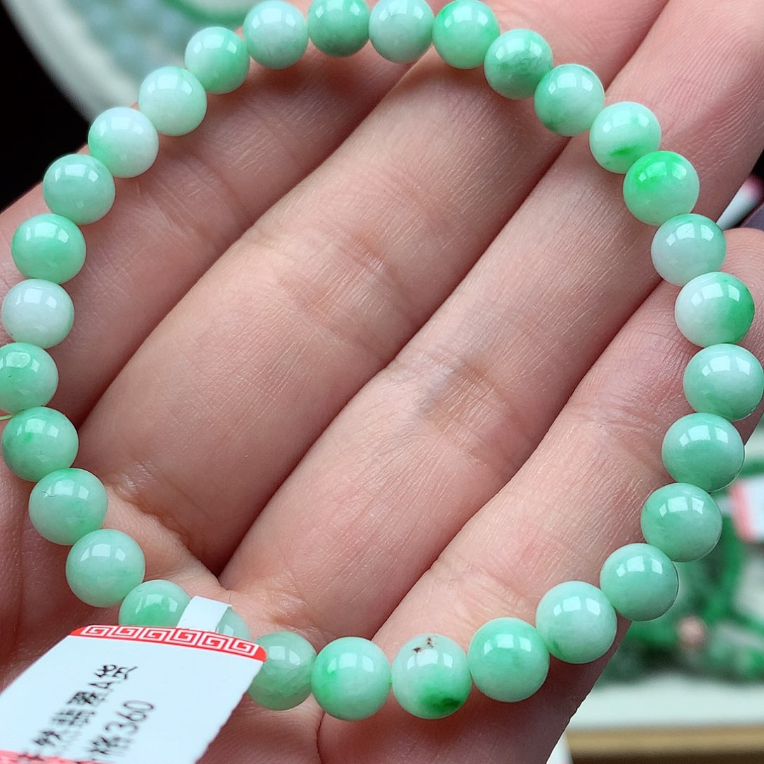 翡翠未镶嵌毛衣链翡翠