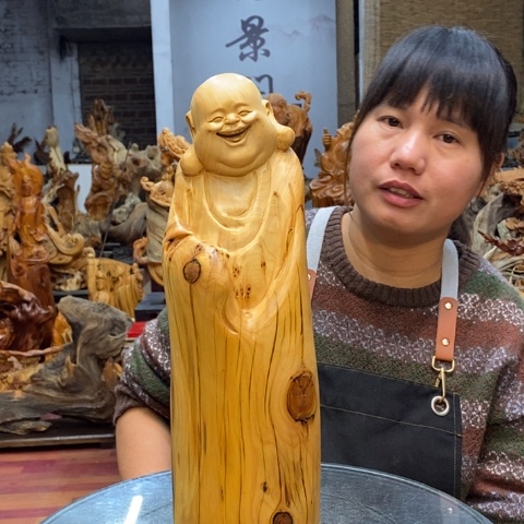 柏木（崖柏）可**心太行崖柏根雕