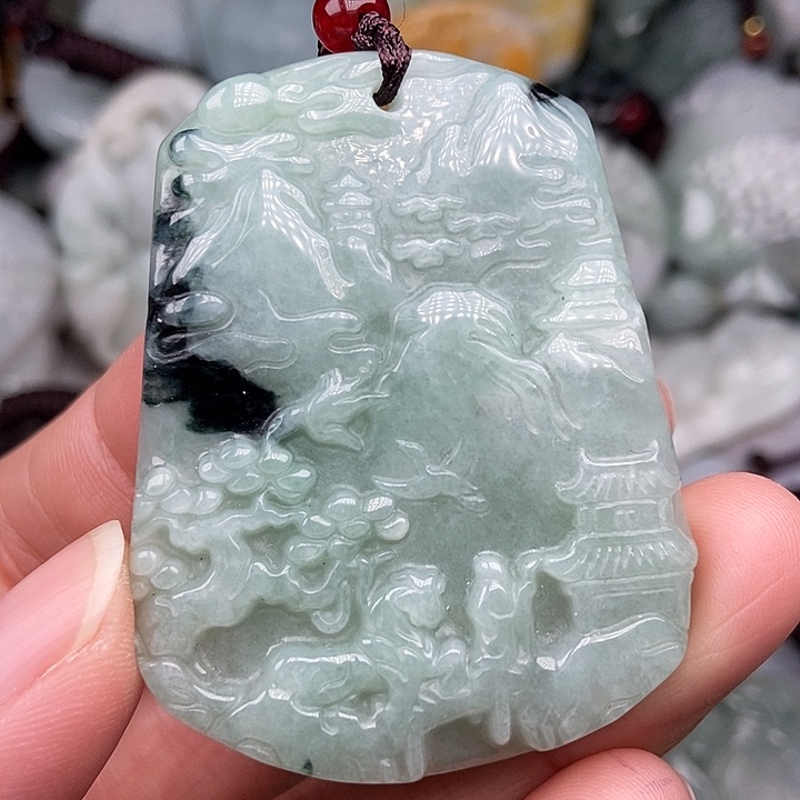 颈饰未镶嵌翡翠翡翠
