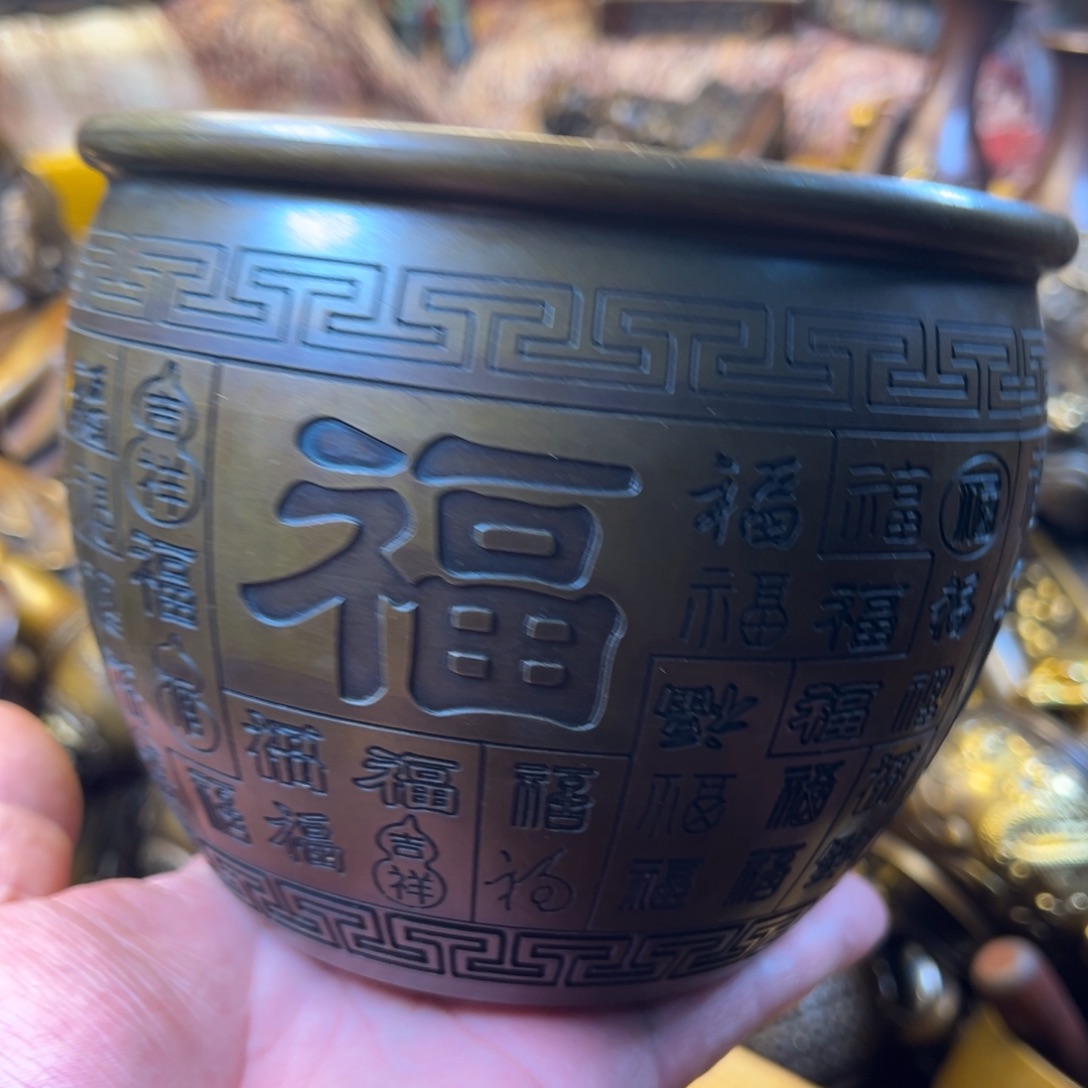 茶壶香炉铜器摆件