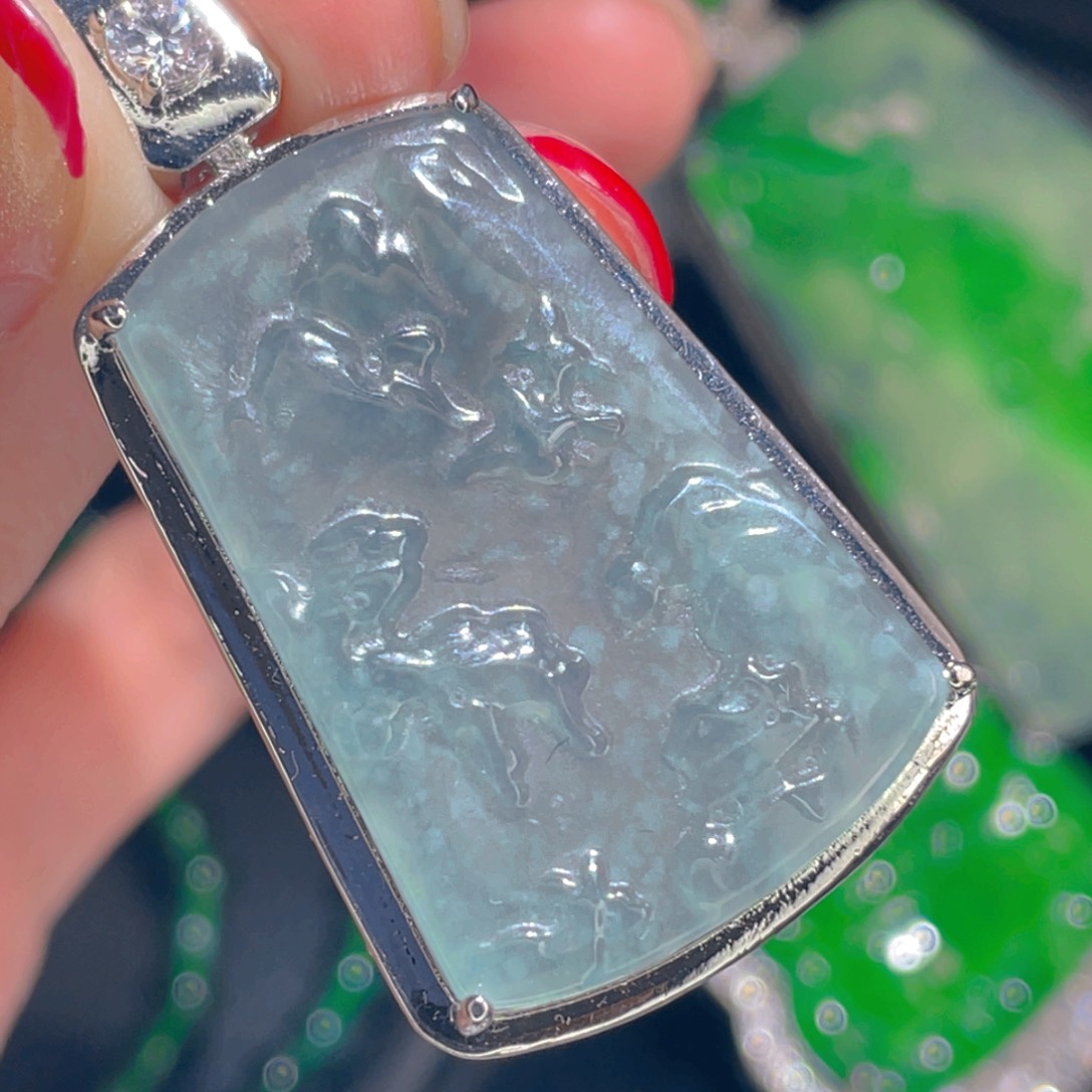 翡翠吊坠(不含链)未镶嵌