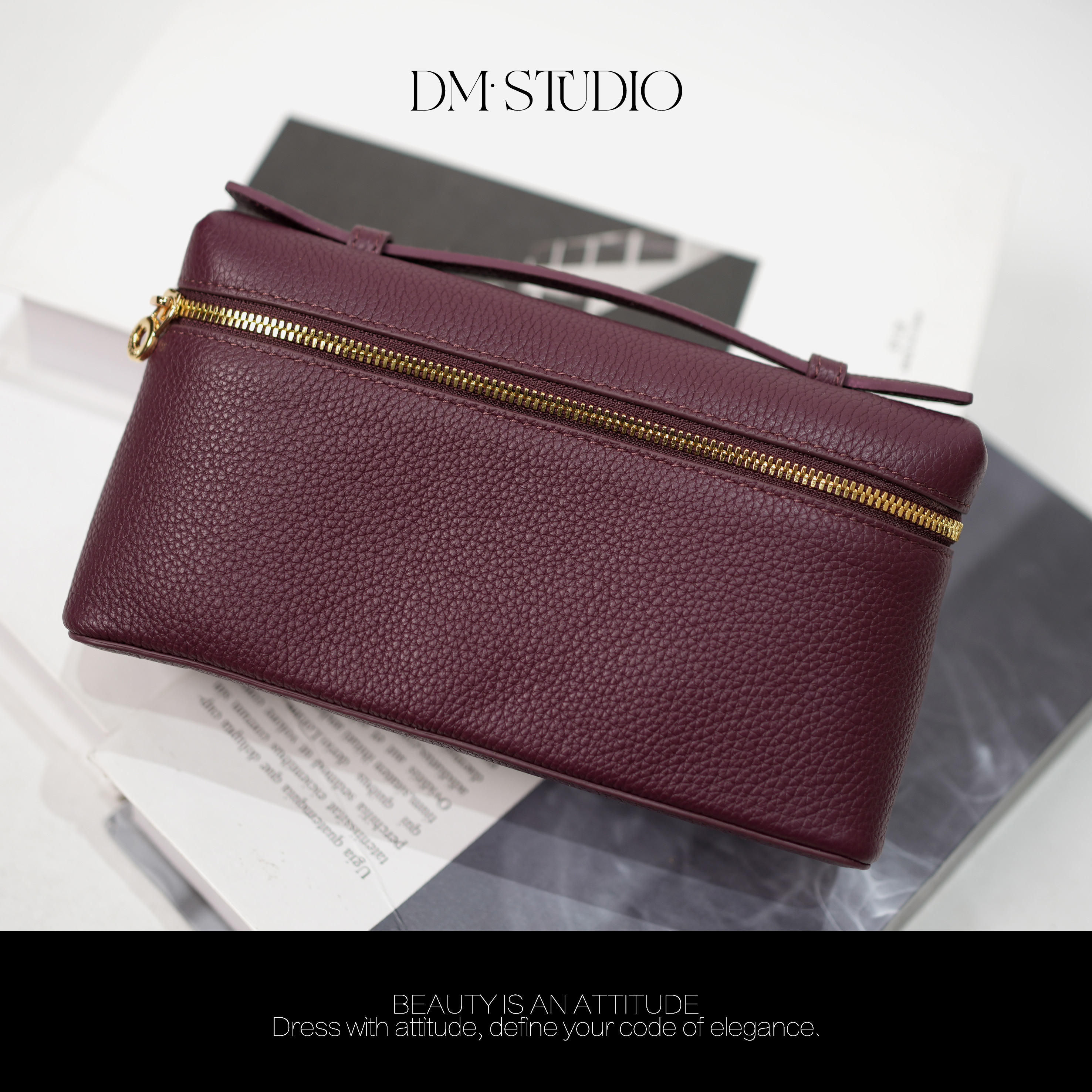 DEDM•STUDIO/质感高级感小众迷你饭盒包极简手提包包94671