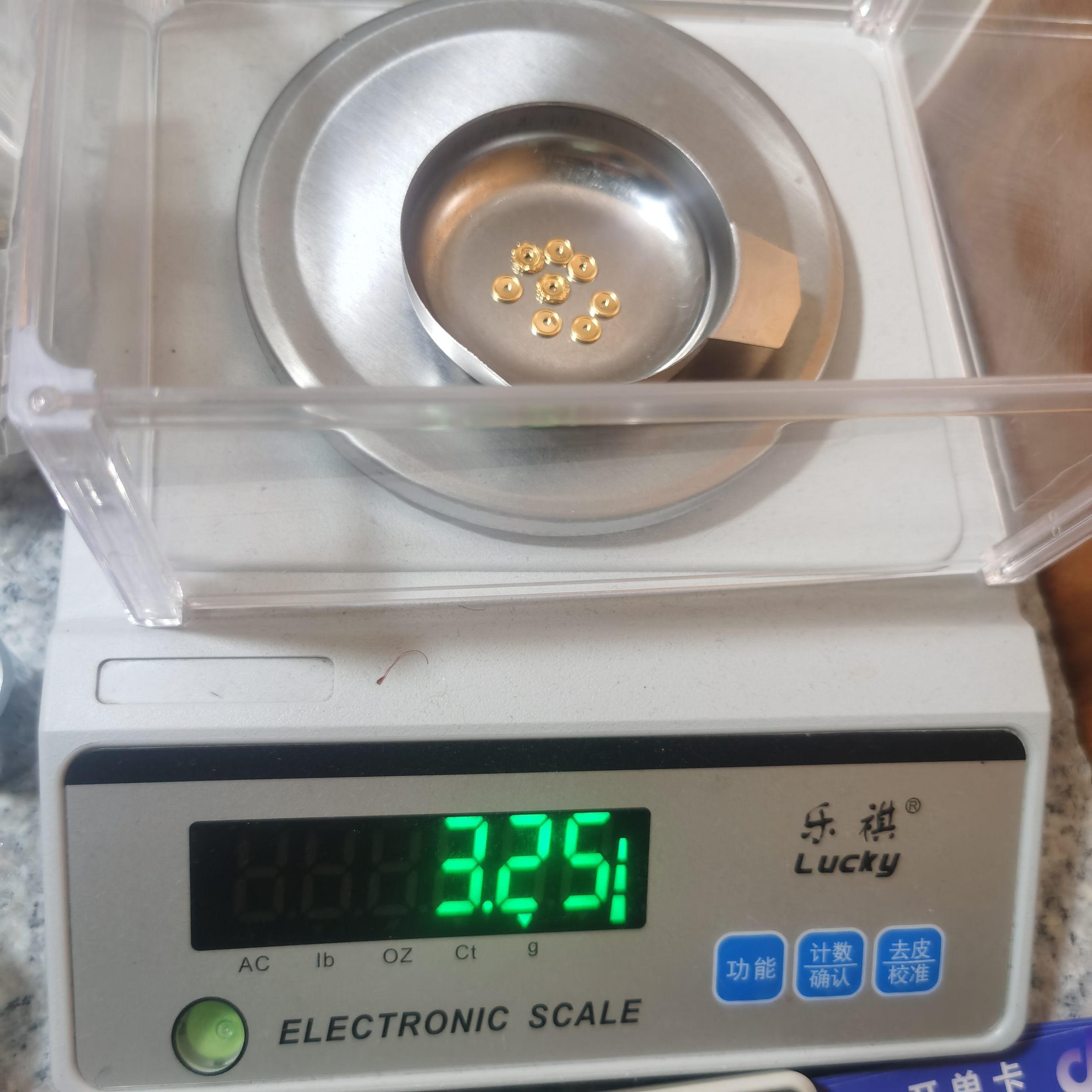 足金黄金文玩配饰