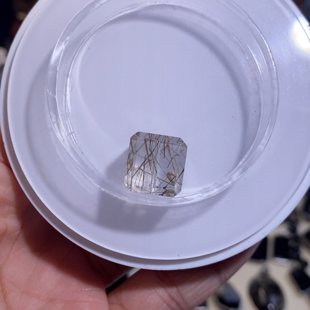 未镶嵌水晶手链黑金超方糖12mm全透体