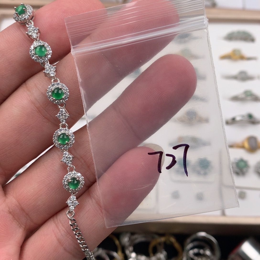 未镶嵌戒指翡翠727