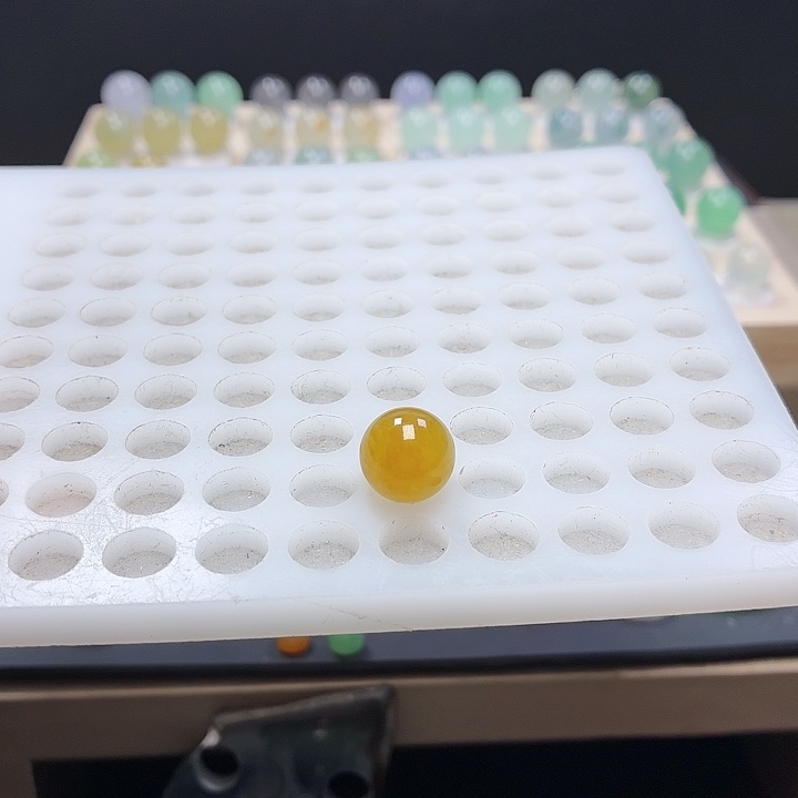 翡翠未镶嵌手链11.18翡翠圆珠