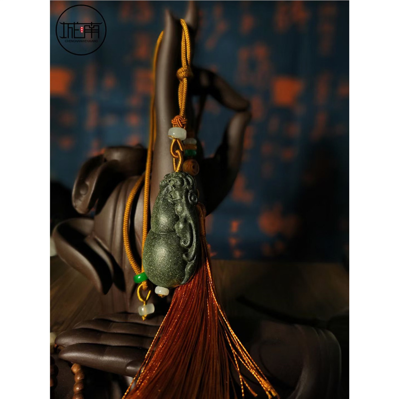 【师傅推荐】非法古法手工合香珠香牌  圣诞礼物中药吊坠