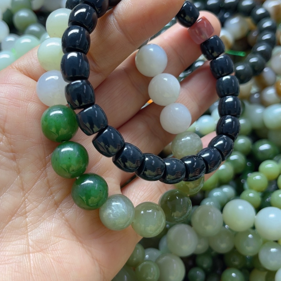 和田玉手链未镶嵌