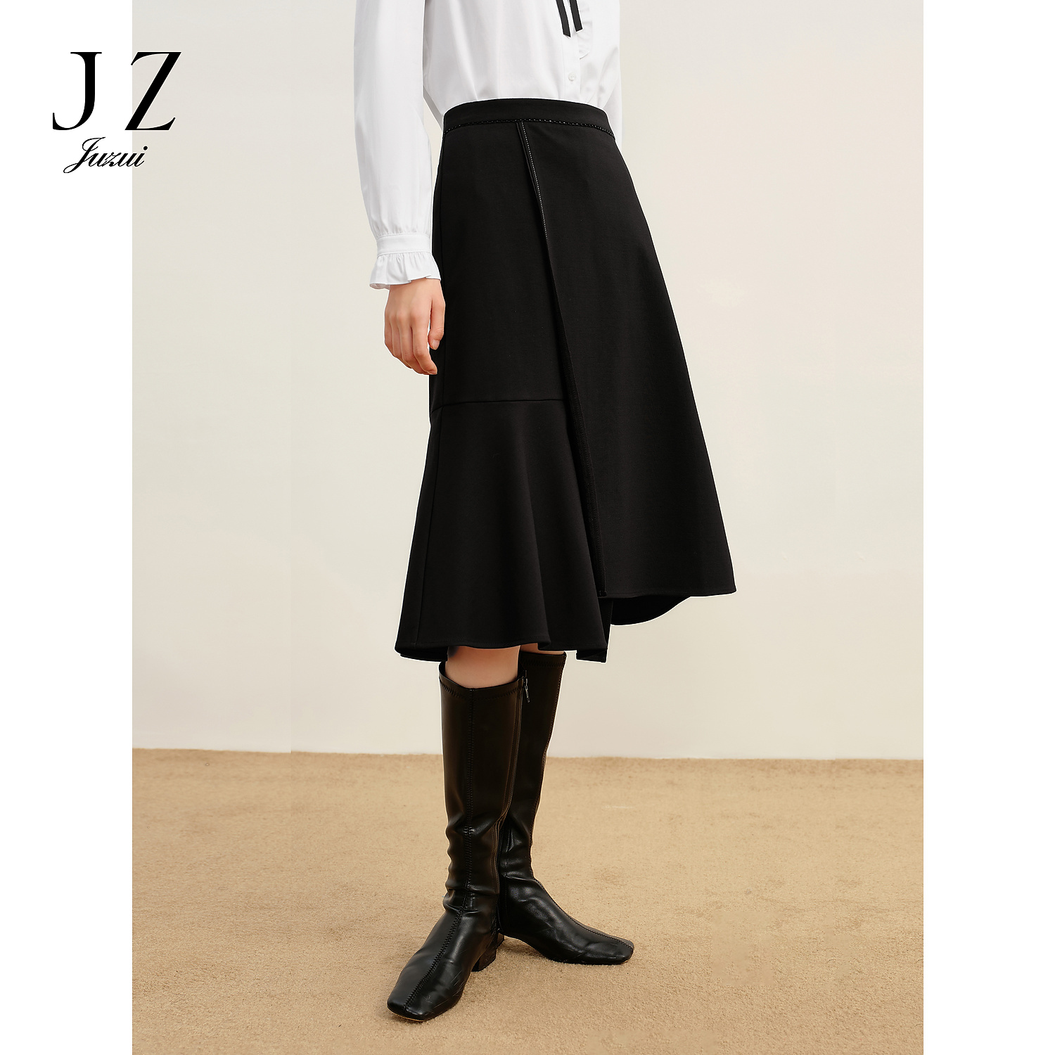 【安雅专属】商场同款JZ玖姿JWDQ20110鱼尾半身裙腰裙女秋季款