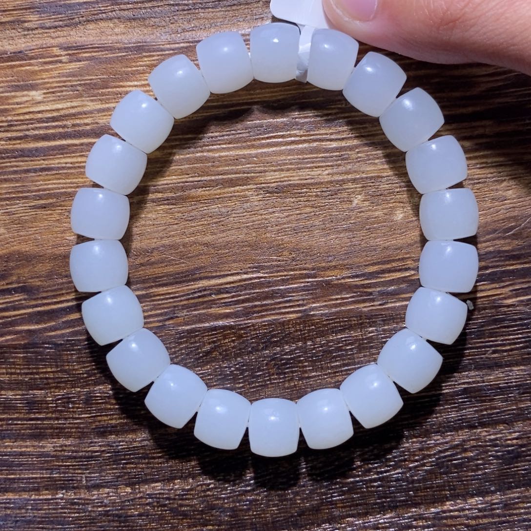 老***记和田玉未镶嵌手链10