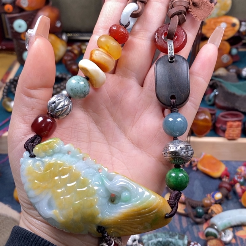 【闪购商品】翡翠颈饰未镶嵌项链