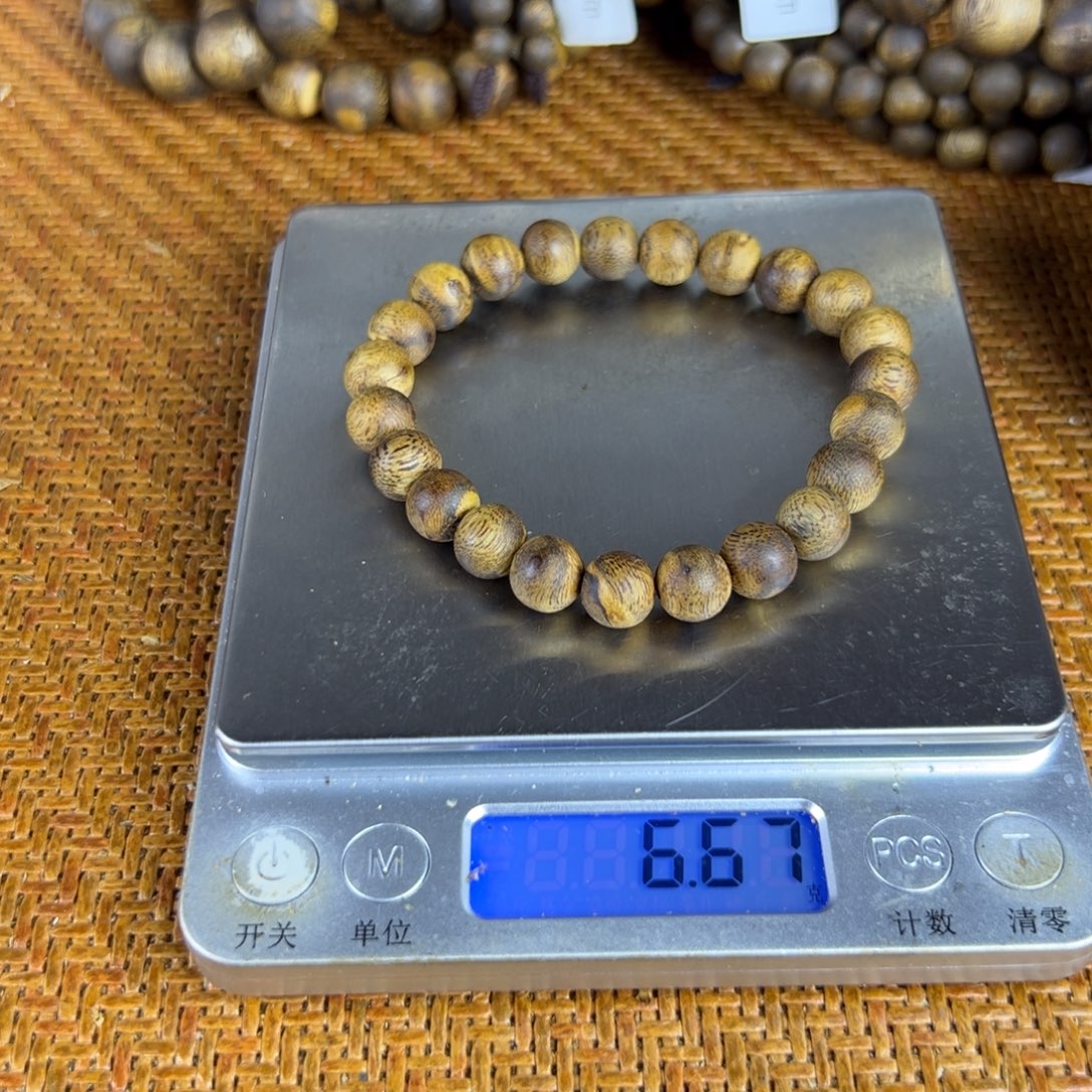 沉香沉香碎屑卡9单圈6.6克