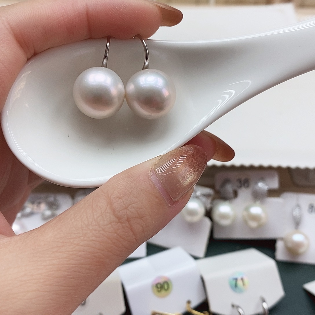 香***m银S925镶嵌颈饰淡水珍珠