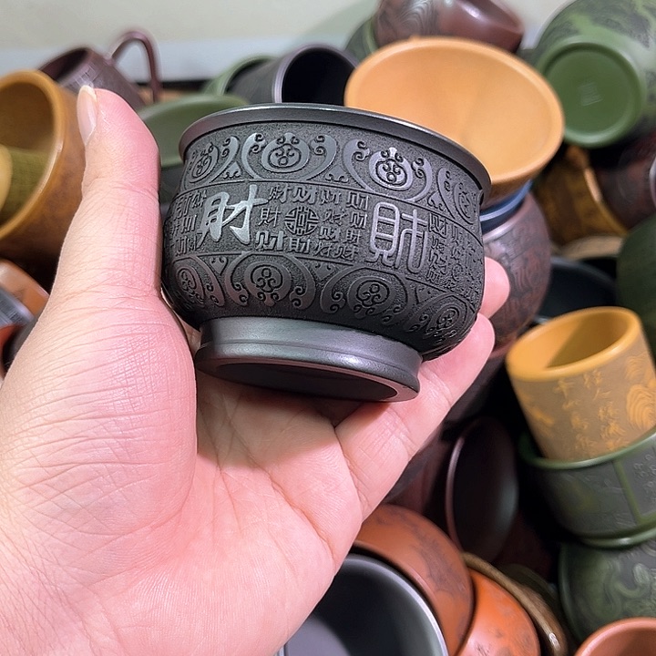 茶杯紫砂全手工紫砂主人杯