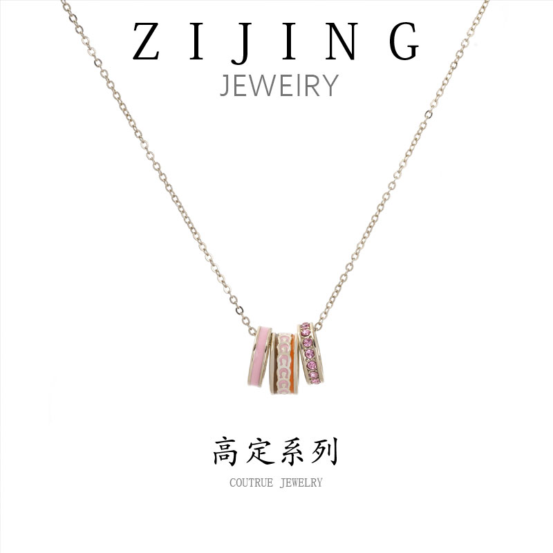 铜合金项链 CC8517  高定系列 项链  40+2CM