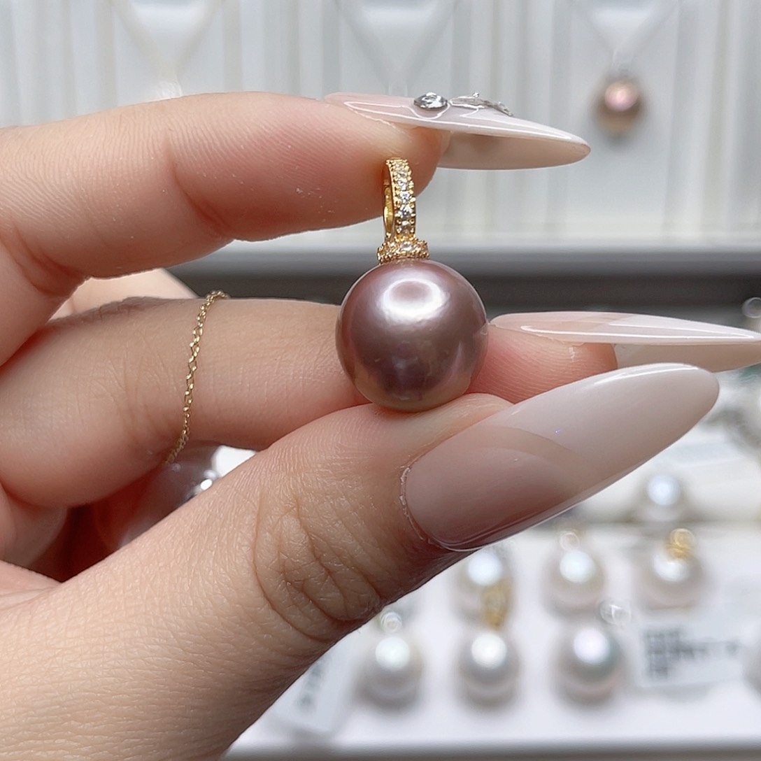 淡水珍珠未镶嵌吊坠(赠链)