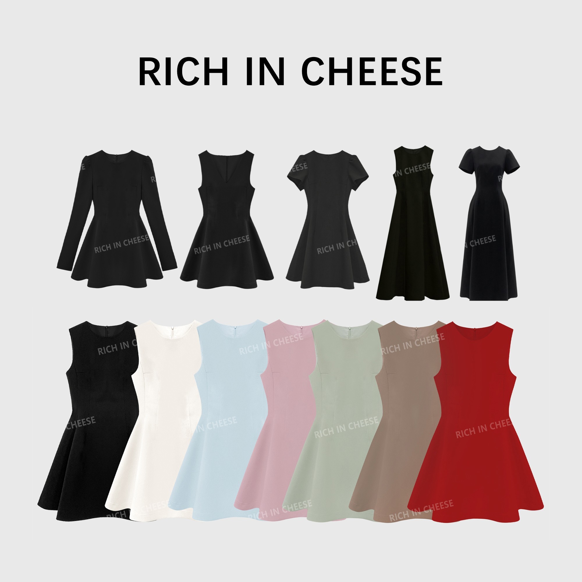 RICHINCHEESE 生日裙【部分现货】【系列合集】西装显瘦收腰连衣裙