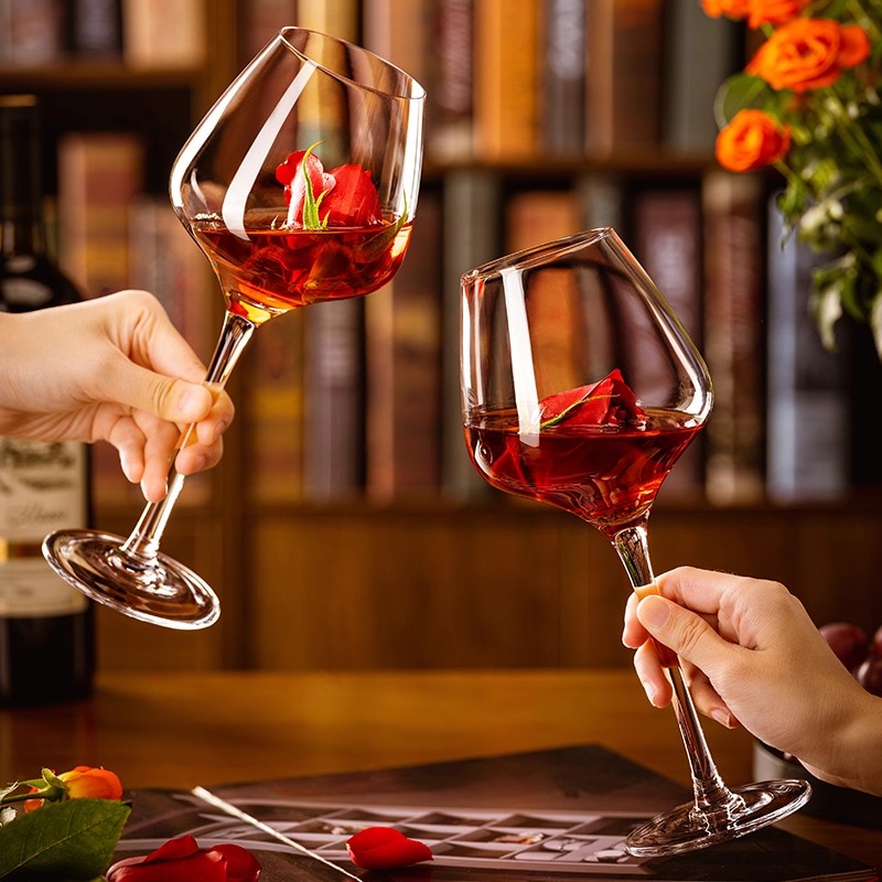 水晶玻璃红酒杯套装红酒杯网红爆款2025最新款葡萄酒杯高脚杯家用