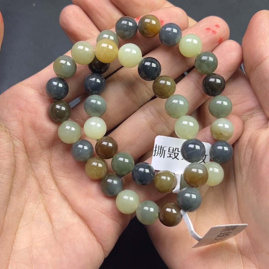 和田玉颈饰未镶嵌缔**妮多样性拍一发一新疆楼兰手串卡10