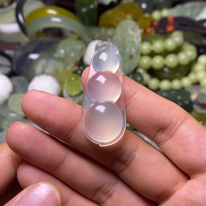 岫玉岫玉颈饰未镶嵌乐**宝