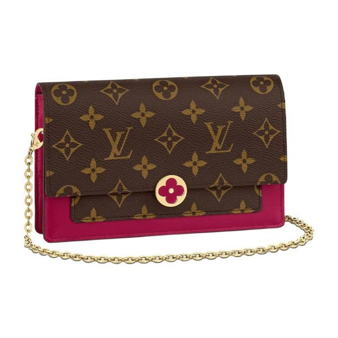 99新 LouisVuitton/路易威登 云朵奢品/LV 达花朵woc女包/98新