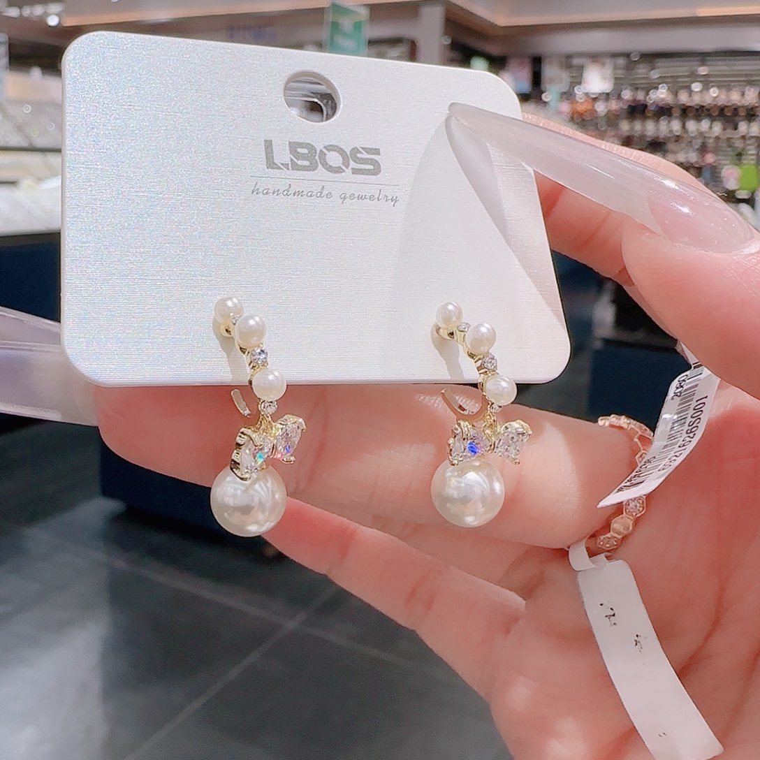 锆石铜合金925银耳环