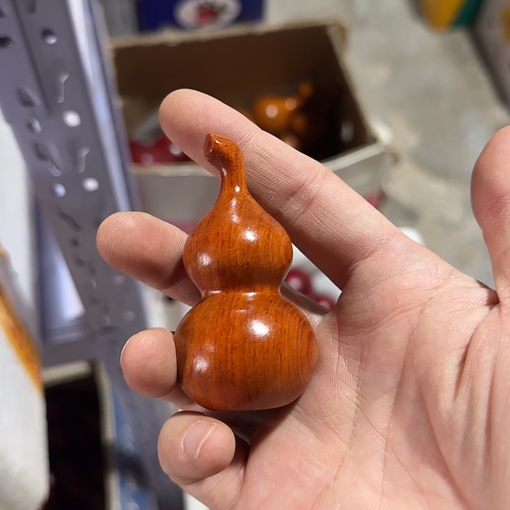 木花梨木8葫光面葫芦一个