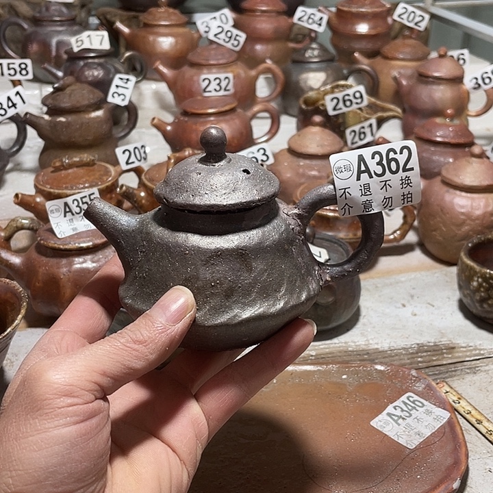 纯手工柴烧茶具精品