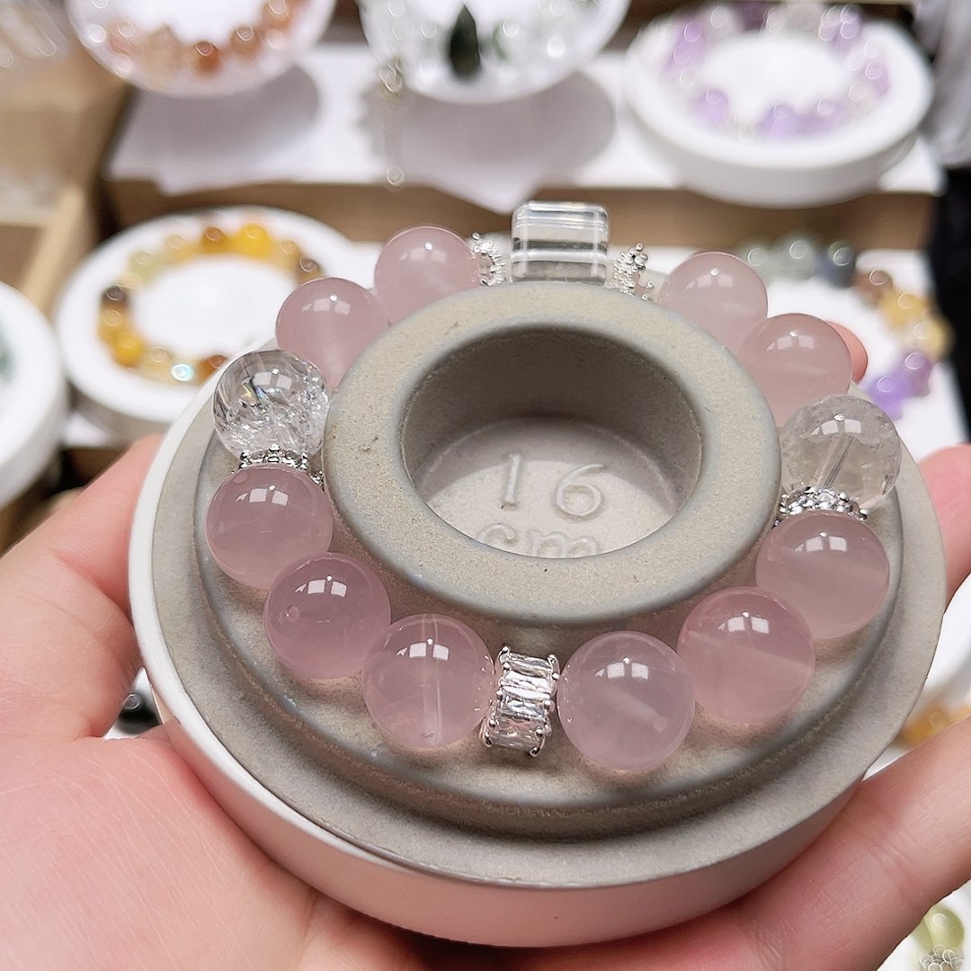 水晶手链未镶嵌天然水晶