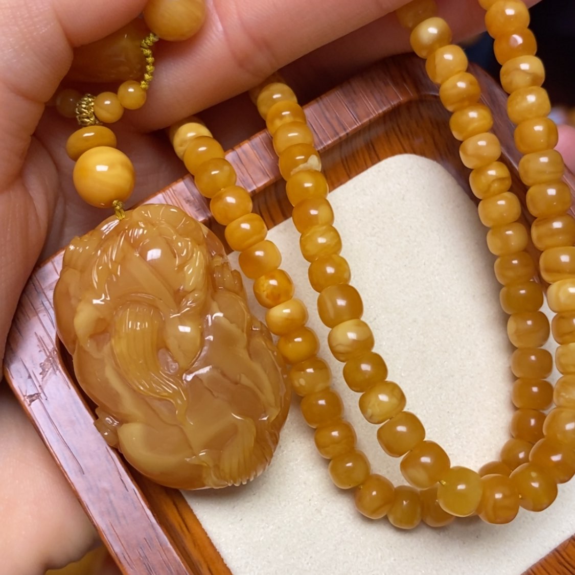 【闪购商品】蜜蜡手链未镶嵌手串