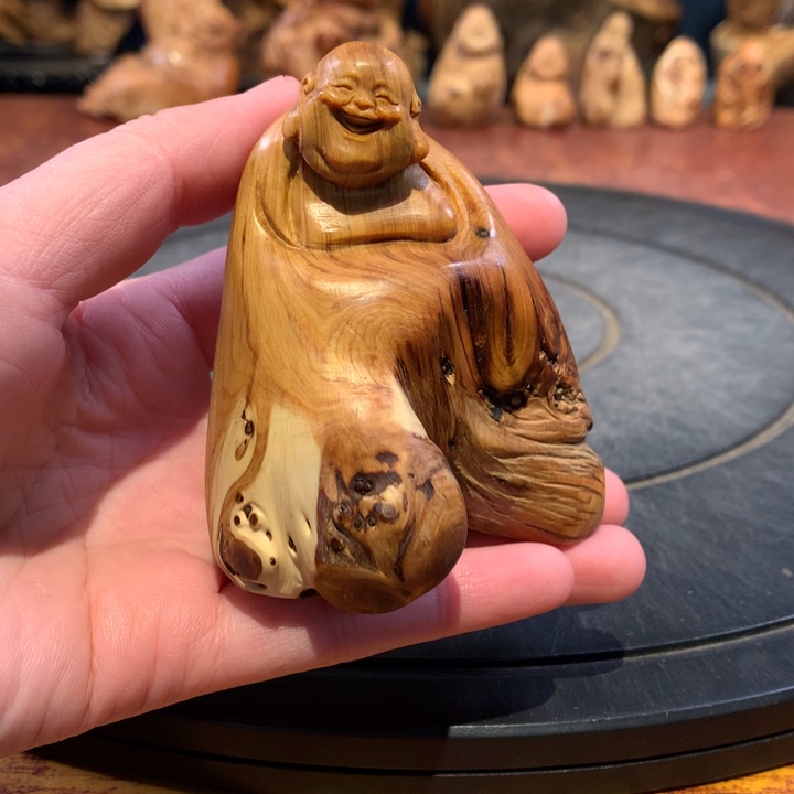 柏木（崖柏）根雕摆件