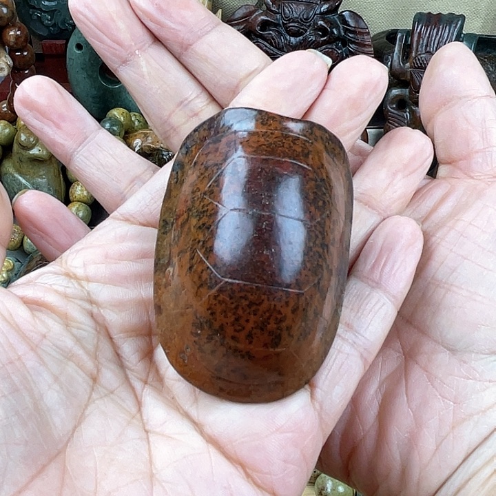 岫岩河磨玉（透闪石质玉）把件未镶嵌大*