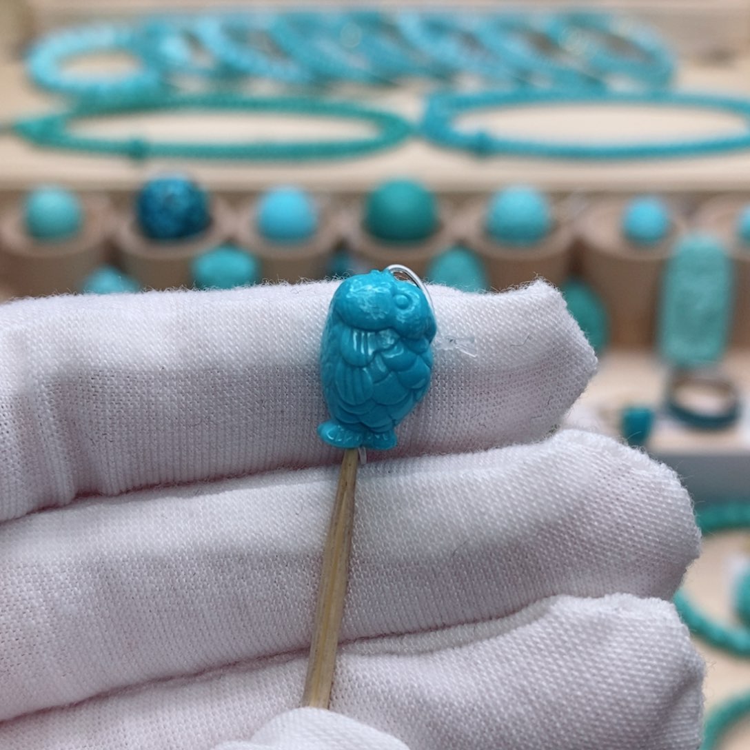 绿松石珠宝奇石未镶嵌