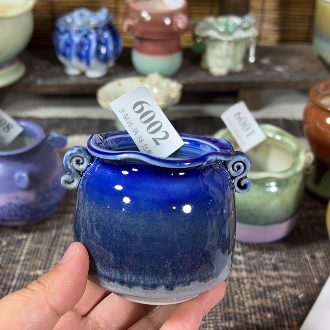 红陶景德镇手工花盆