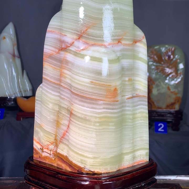 石材天然原石摆件