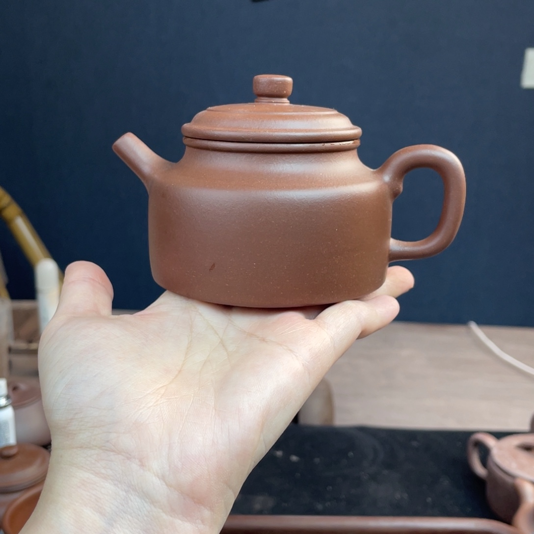 茶壶紫砂全手工底槽清德钟220cc