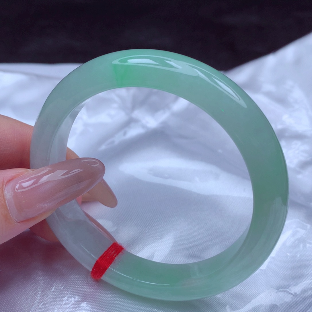 翡翠未镶嵌手镯手镯56