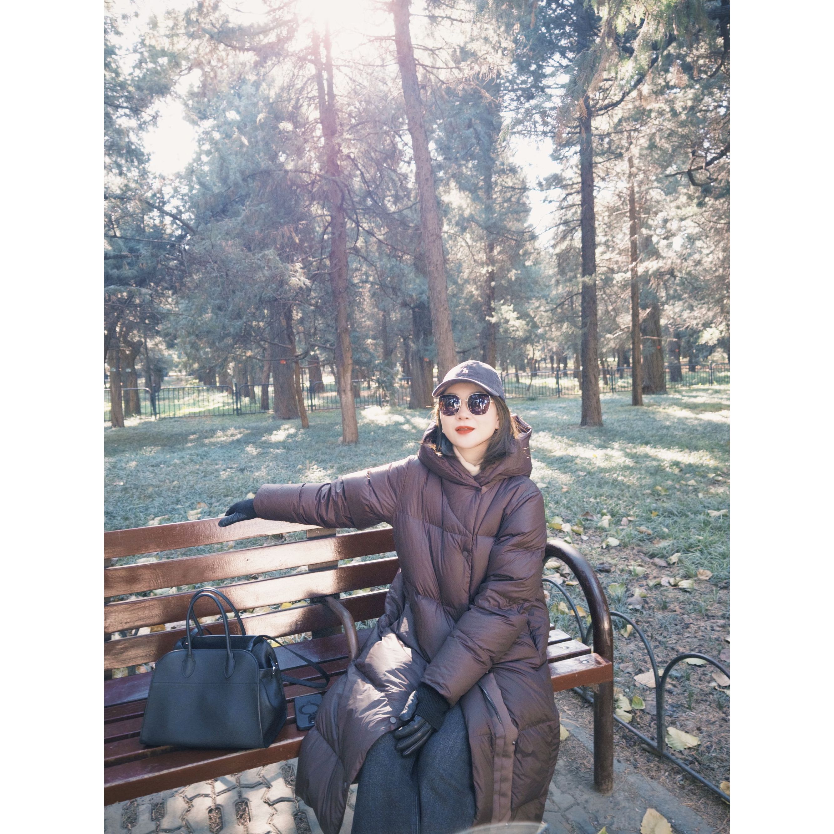 072 & RICE【古树】秋冬休闲连帽长款白鸭绒外套 LS009 FF11