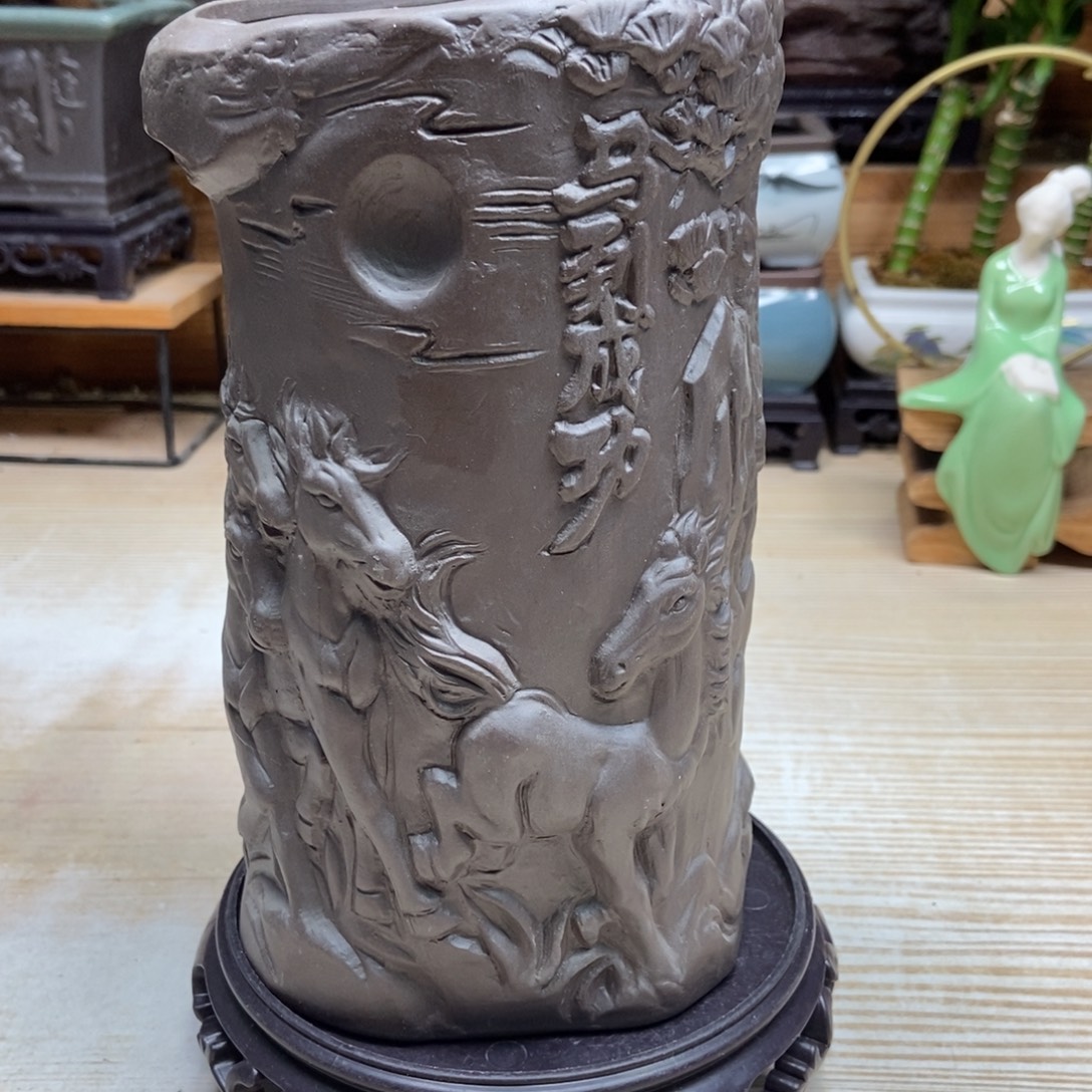 瓷片陶瓷花盆陶瓷艺术