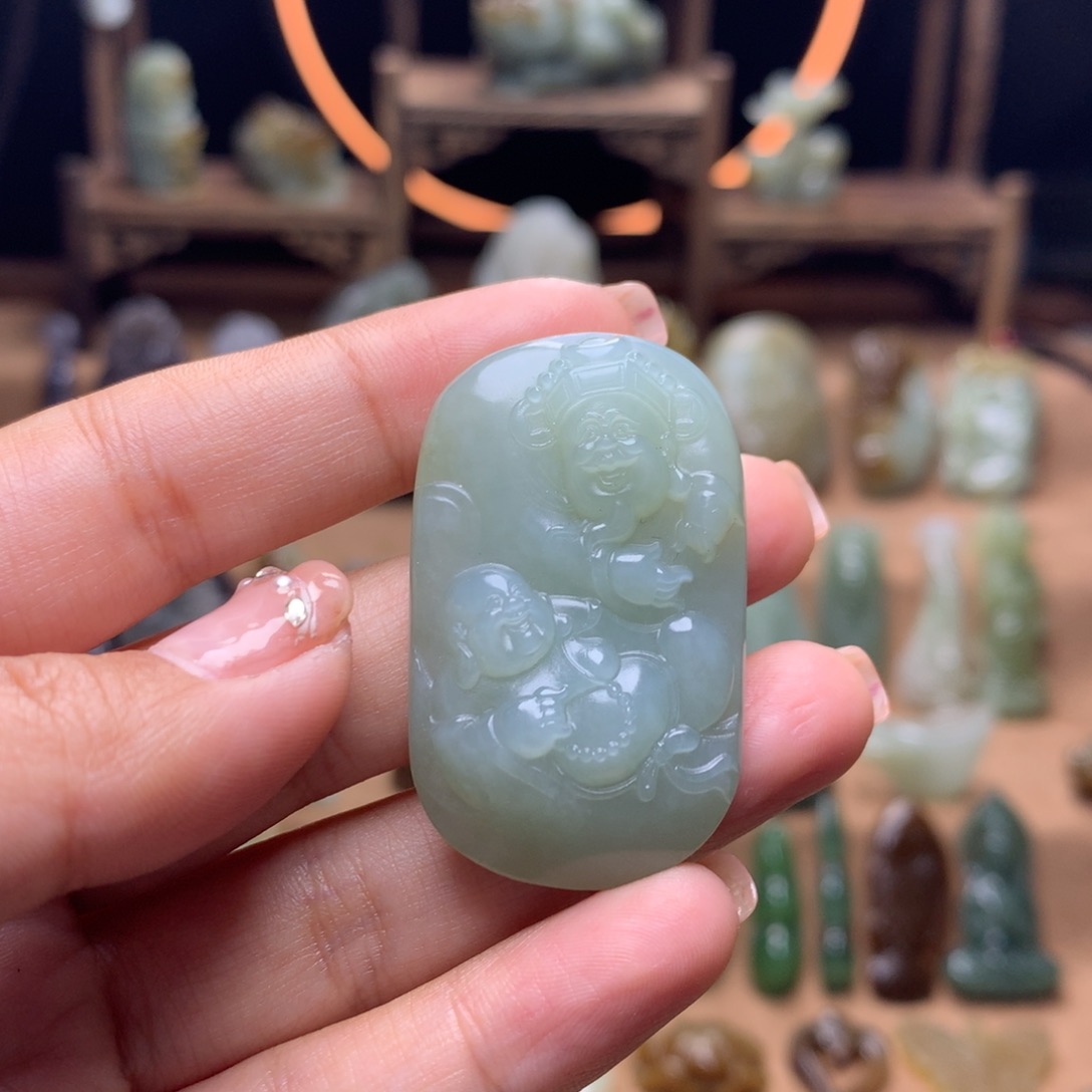 和田玉挂件未镶嵌戈*高