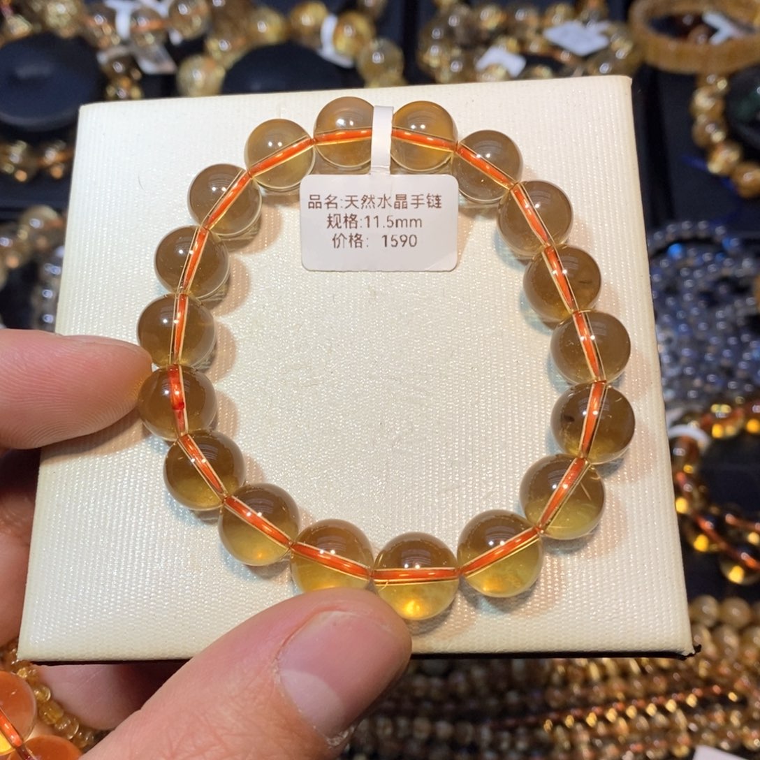 水晶手链未镶嵌?手链