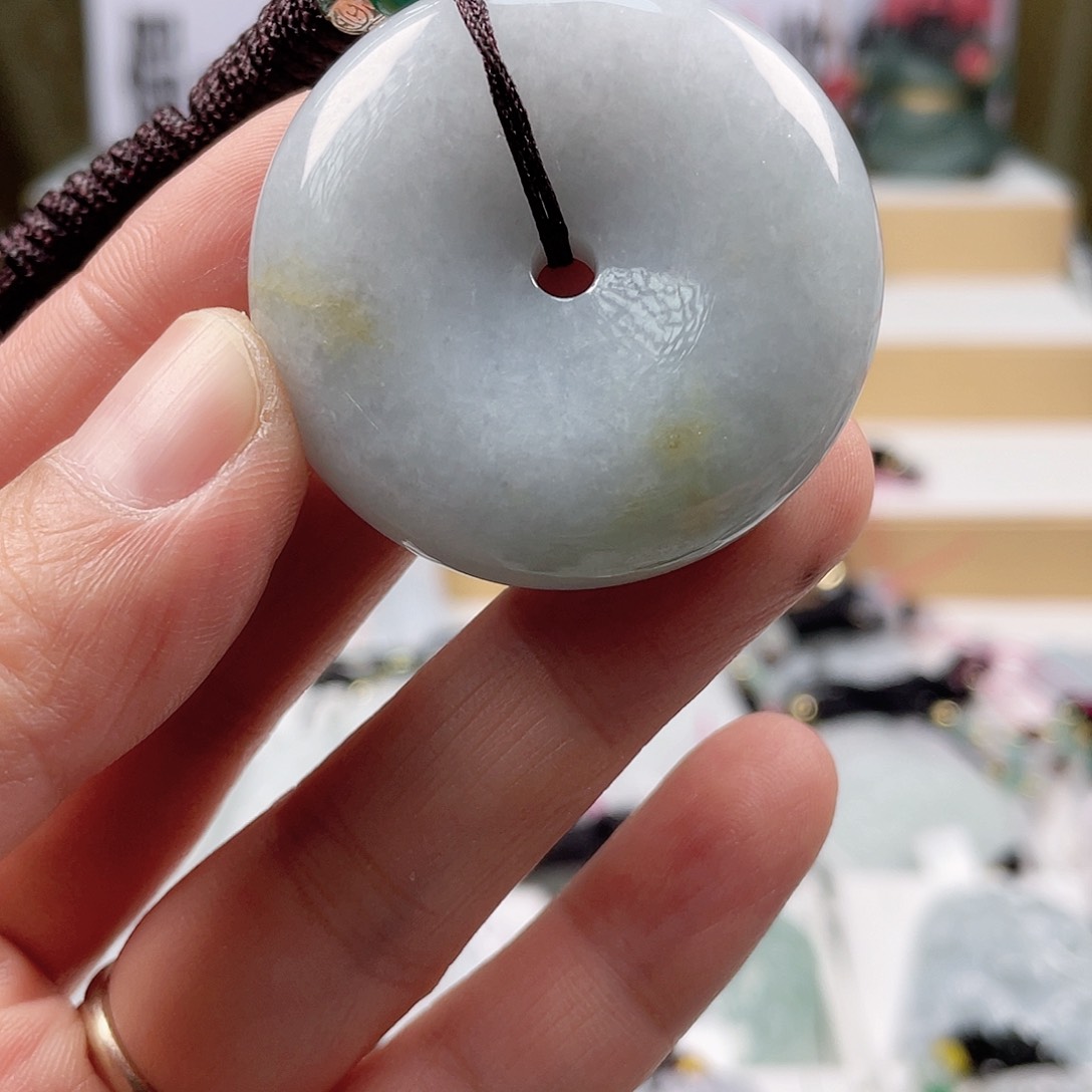 翡翠颈饰未镶嵌0395挂件