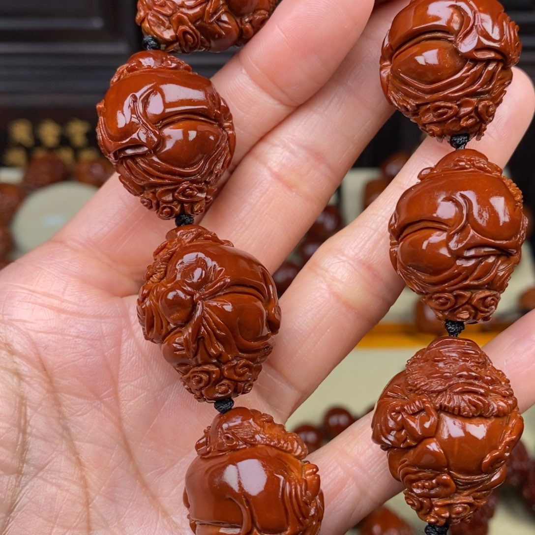 东***玉吊坠橄榄核钟馗钟馗