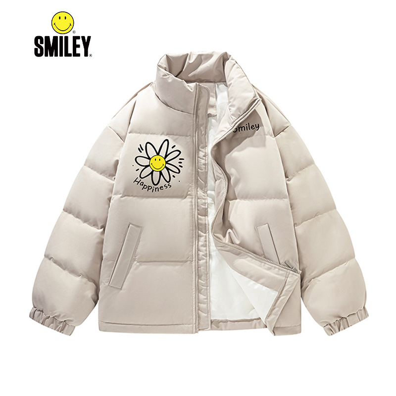 SMILEY 法国笑脸运动时尚潮流户外百搭宽松冬季羽绒服 男女同款