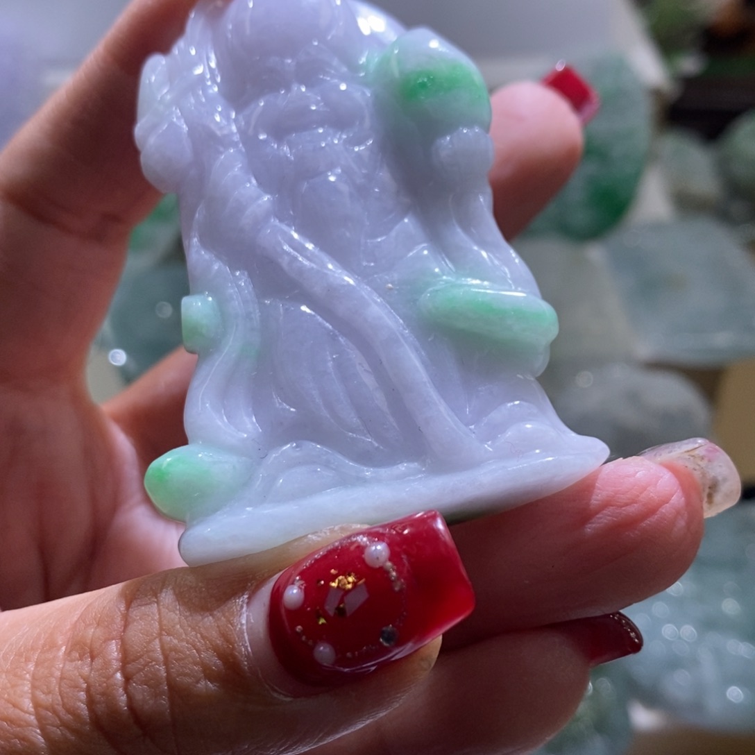 【闪购商品】翡翠颈饰未镶嵌寿星