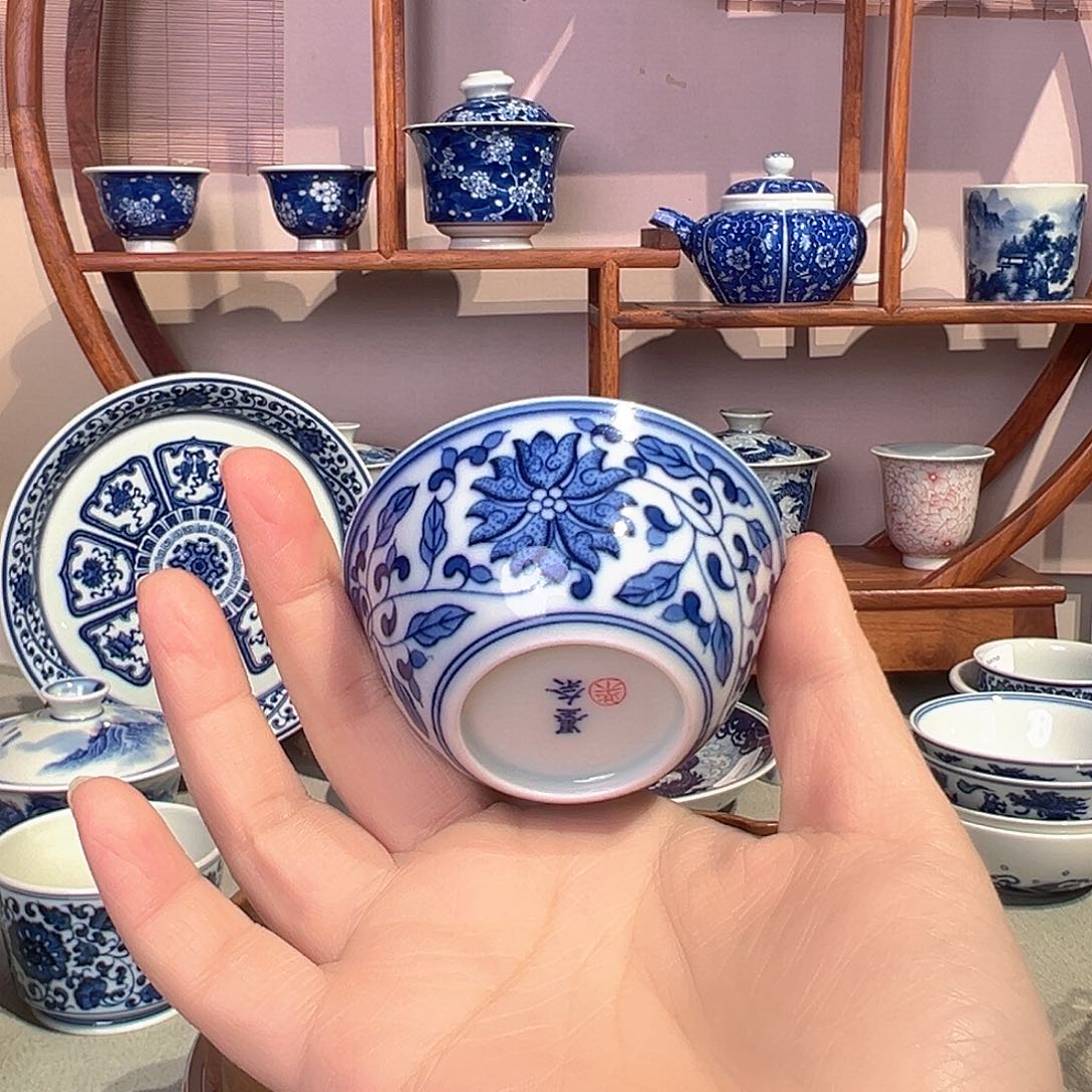 手绘手工陶瓷茶杯