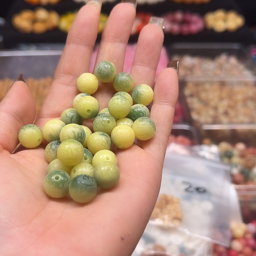 手串菩提根/象牙果卡12青宁六字108颗
