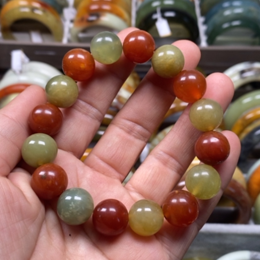 【闪购商品】蛇纹石玉手镯未镶嵌